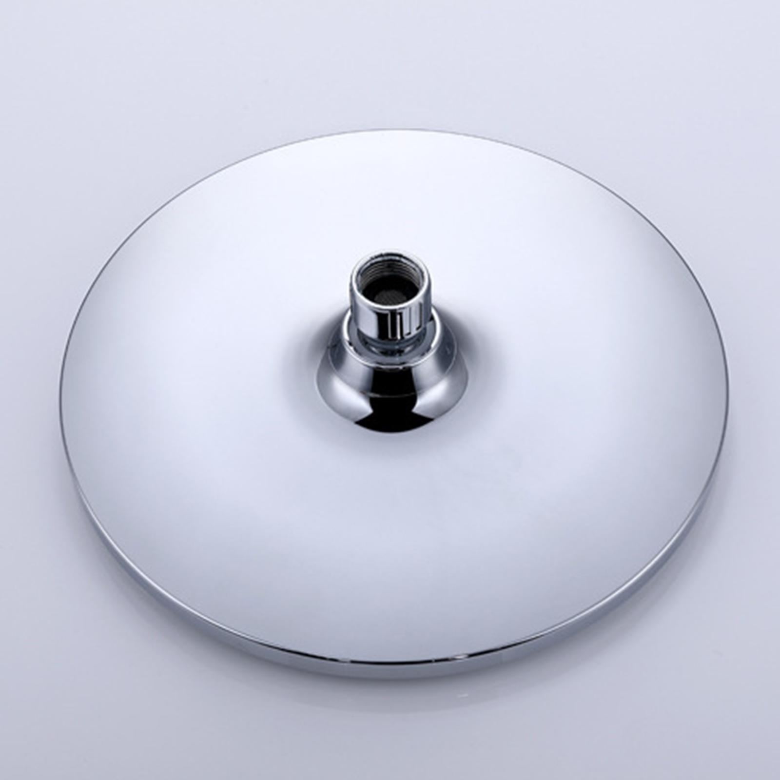 9 Inch Round Rain Showerhead G1/2 High Pressure Shower Head Bathroom Swivel Shower Head Replacement
