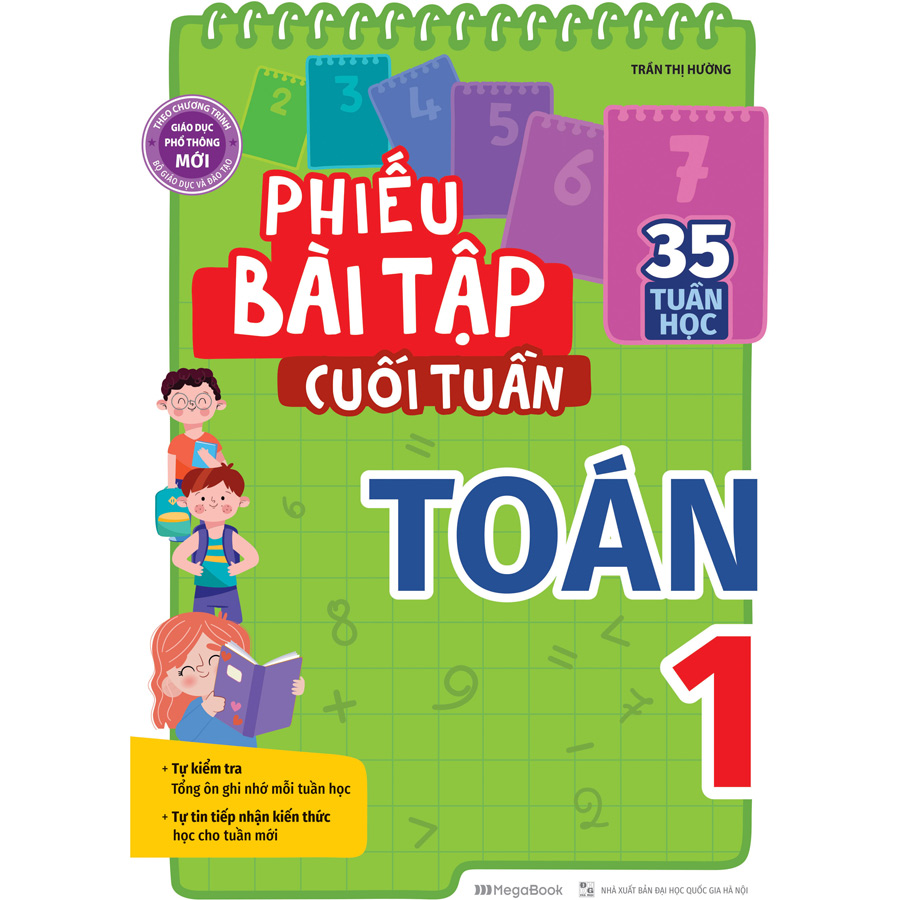 Hình ảnh Combo 2 Cuốn Phiếu Bài Tập Cuối Tuần Toán Và Tiếng Việt 1