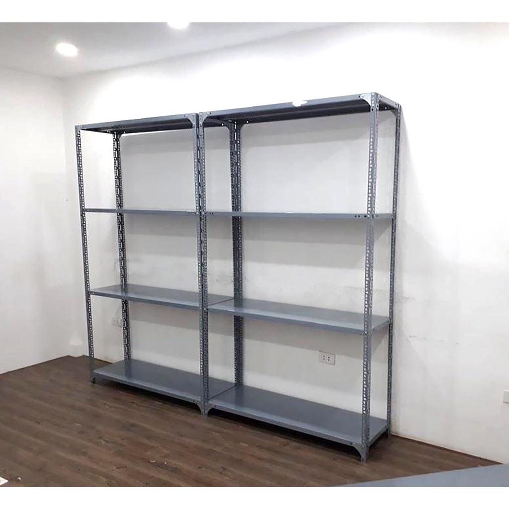 Kệ Sắt V Lỗ Đa Năng Dài 1m x Rộng 0,4m x Cao 1,5m x 4 Tầng Lắp Ghép Để Đồ