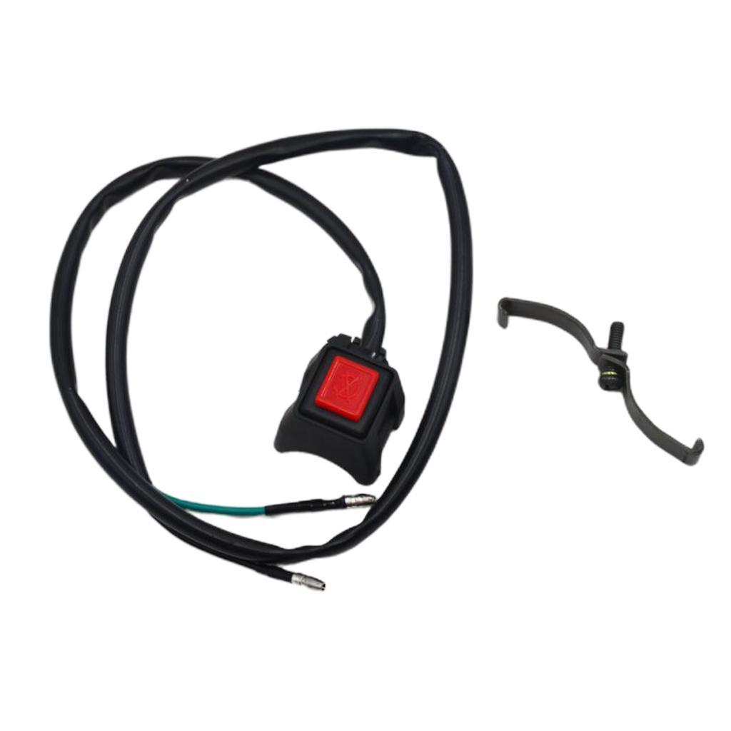 7/8'' Motorcycle Handlebar Scooter ATV Dirt Bike Kill Stop   Button Switch