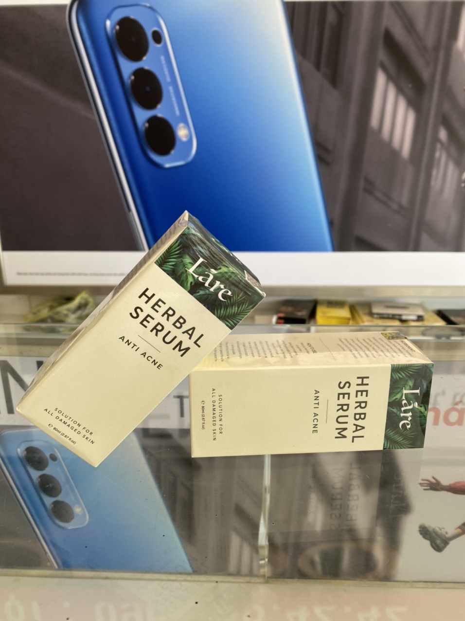 COMBO 2 SERUM THẢO MỘC NGỪA MỤN HERBAL - LÁRE