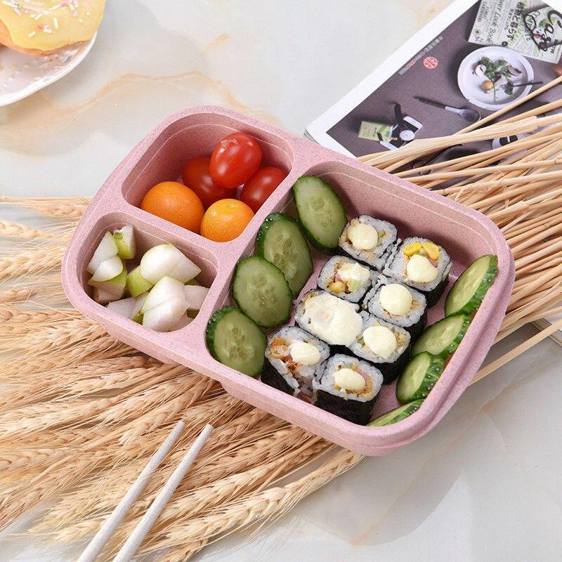 Microwave Bento Lunch Box Picnic Food Fruit Container Storage Box Practical US