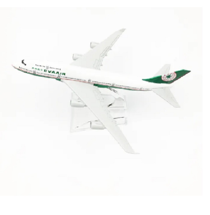 Mô hình máy bay tĩnh B747 Eva Air 16cm