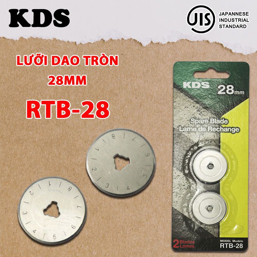 Lưỡi dao tròn 28mm KDS RTB-28