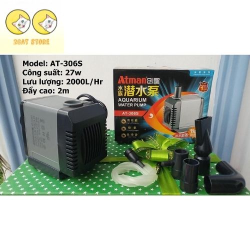 Máy bơm Atman 301S / 302S / 303S / 304s / 305s / 306s - Đủ Công Suất Cho Các Hồ