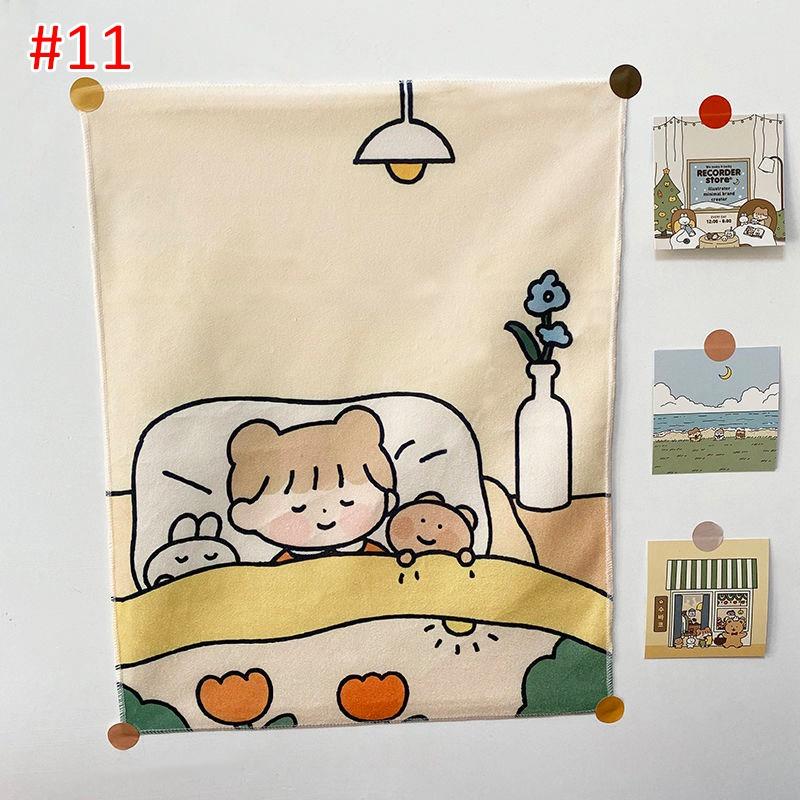 Thảm vải treo tường trang trí nội thất 32x40cm
