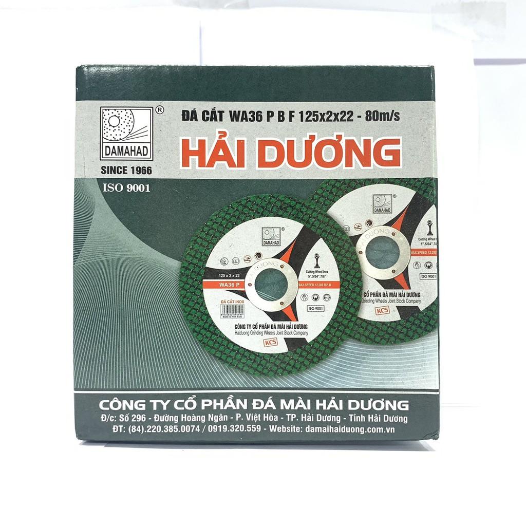 Đá cắt 125.2.22 xanh cho máy cắt chuyên dụng