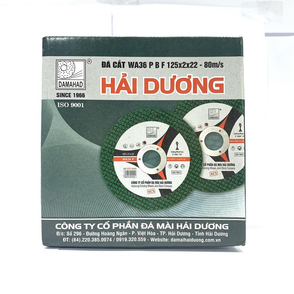 Đá cắt 125.2.22 xanh cho máy cắt chuyên dụng