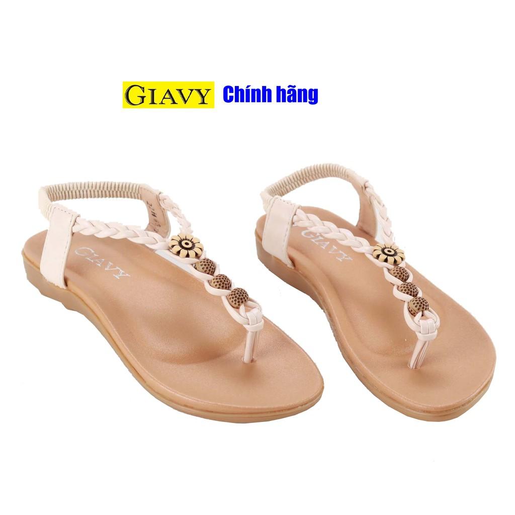 Giày sandal nữ Giavy quai kẹp SH653