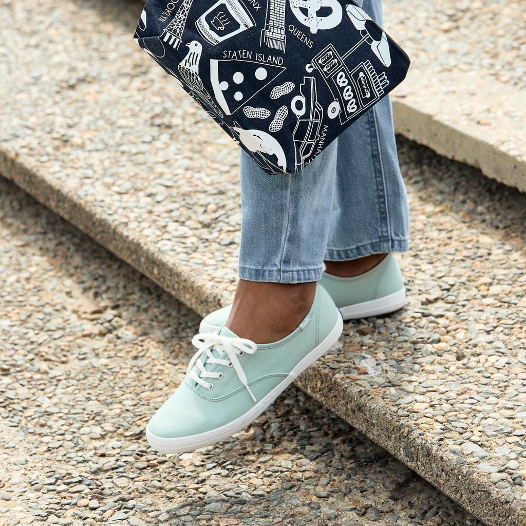 Giày Keds Nữ - Champion Organic Canvas Jade - KD065181