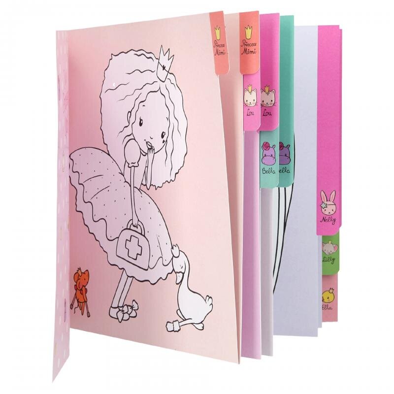 BST thiết kế thời trang Princess Mini and Friends Colouring Books TOPMODEL TM010623