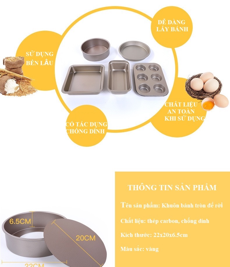 Khuôn Làm Bánh Với Chất Liệu Cao Cấp