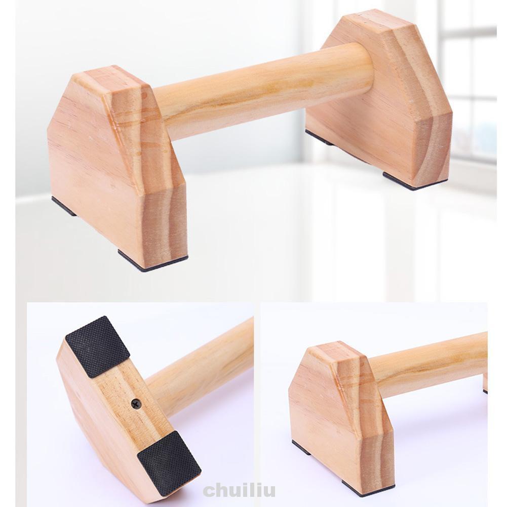 1 Cặp Dụng Cụ Tập Thể Hình Tại Nhà Chống Trượt Bằng Gỗ