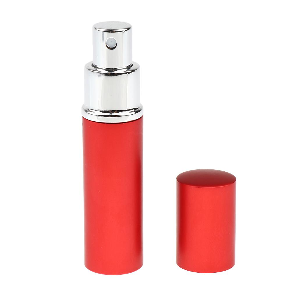 6 Pieces 10ml Refillable Mist Spray Bottle Perfume Pressed Atomizer
