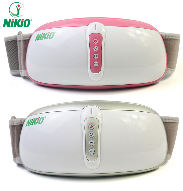 Đai (Máy) Massage Bụng Nikio NK-169DC - Công Nghệ Rung Lắc Kết Hợp Hồng Ngoại Tân Tiến, Mát Xa Bụng, Làm Săn Chắc Cơ Bụng Nhanh - Pin Sạc Tiện Lợi - Màu hồng