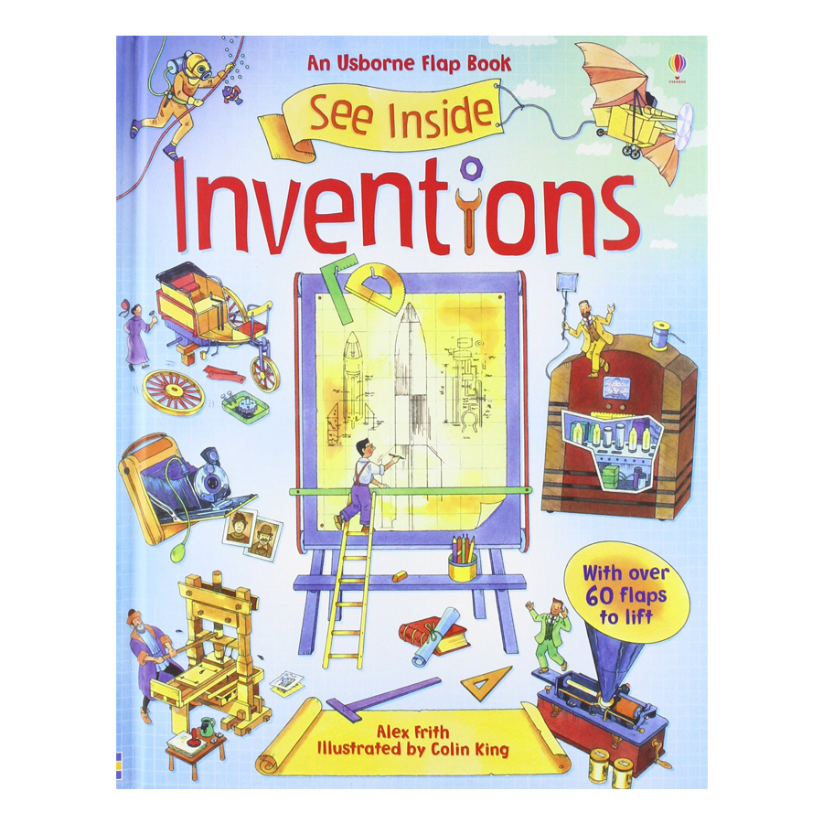 Sách tương tác tiếng Anh - Usborne See Inside Inventions