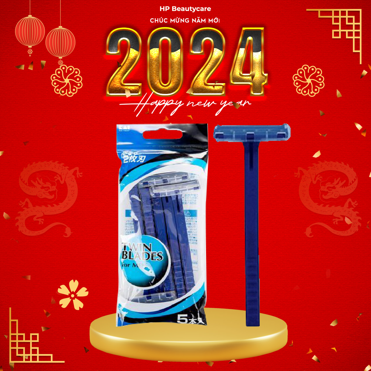 Dao Cạo Râu Kai 2 Lưỡi Kép 12532 -Besty BSTX-2PF2