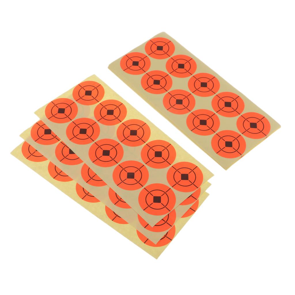 1000pcs 1.6" Multi Size Splatter Shooting Targets Stickers,Adhesive Reactive Paper Targets for Shooting Practice Training