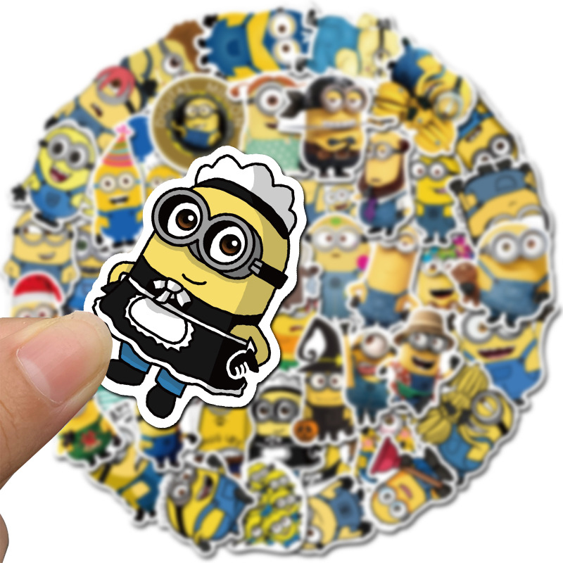 Sticker 50 miếng hình dán Minion