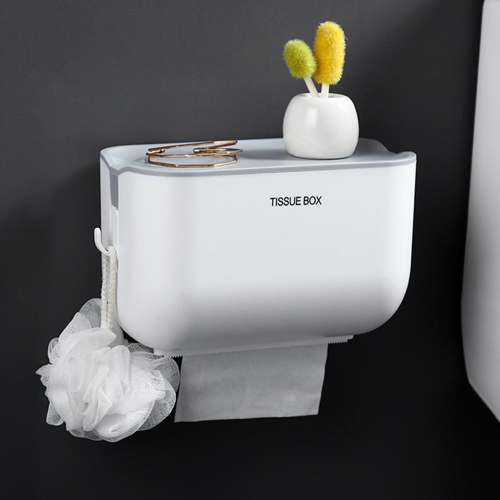 Waterproof Toilet Paper Roll Holder Tissue  Bathroom Kitchen