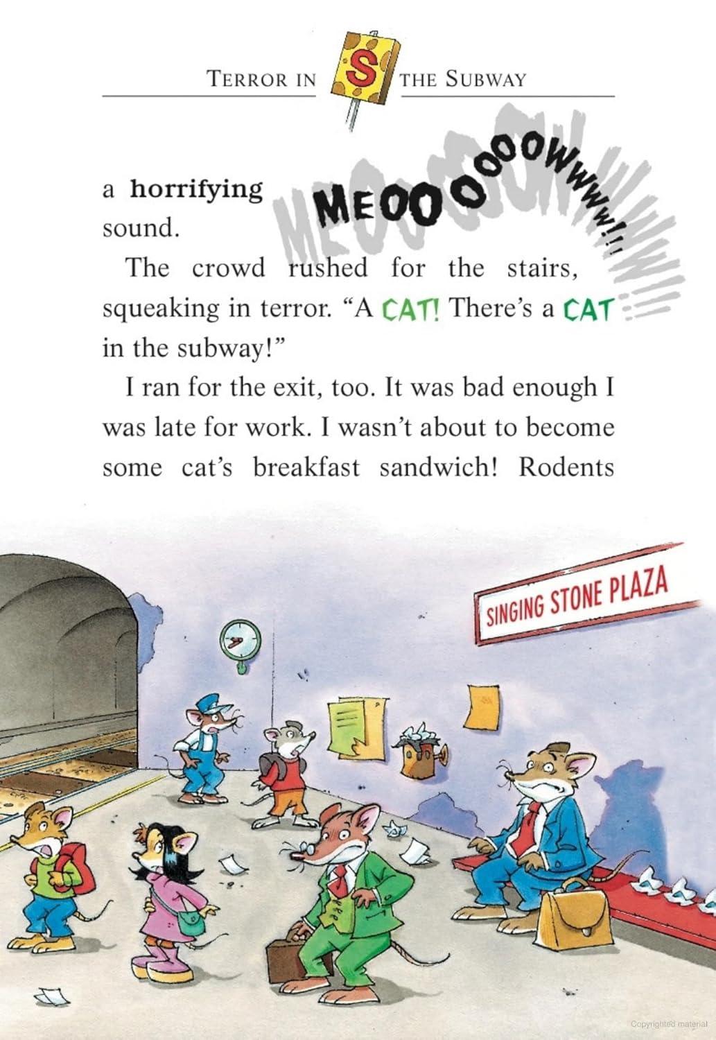 Sách ngoại văn: The Phantom Of The Subway (Geronimo Stilton, No. 13)