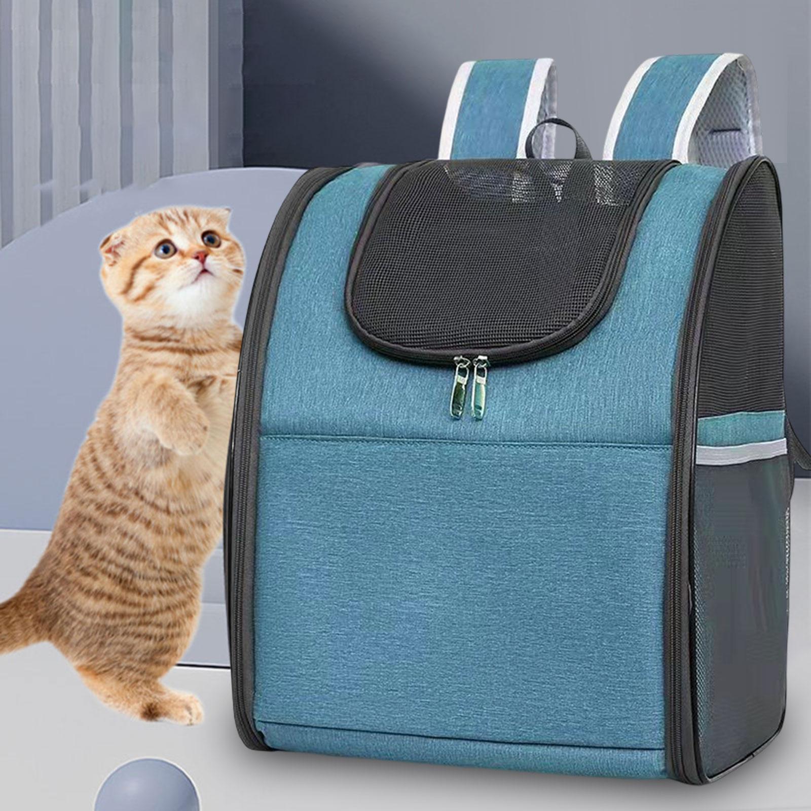 Pet Carrier Backpack for Dogs Cats Hiking Cage Portable Ventilate Travel Bag