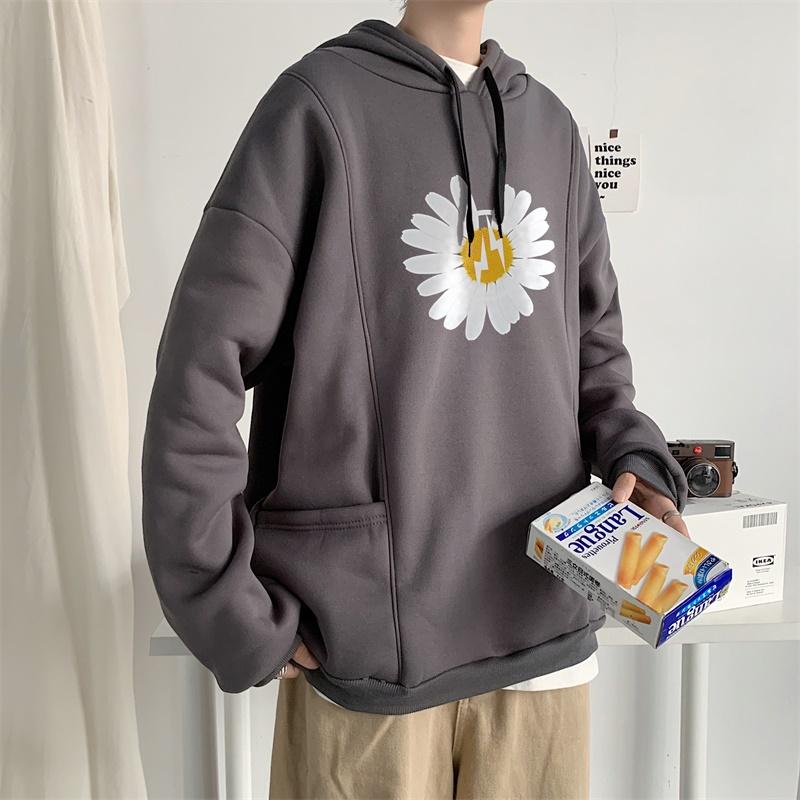 Áo Hoodie Tay Dài Thời Trang Phong Cách Hàn Quốc Cho Nam 3 Màu M-2Xl
