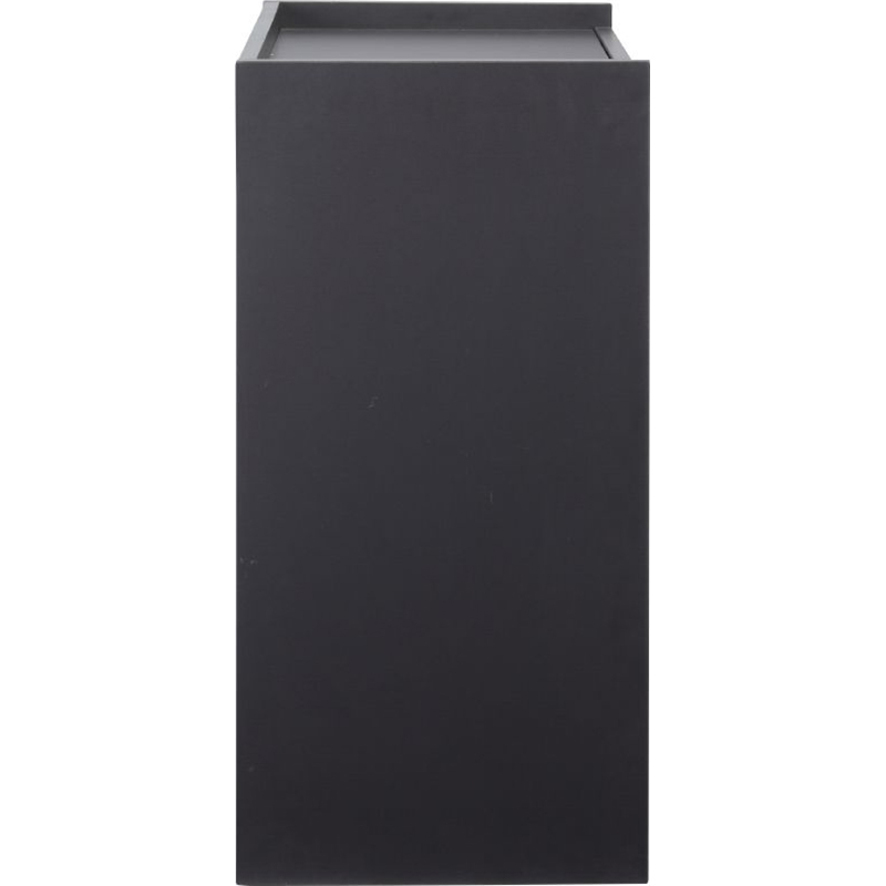 Tủ ngăn kéo 3 tầng MARQUINA gỗ công nghiệp cao cấp màu xám đen kết hợp vân đá cẩm thạch sang trọng | Index Living Mall - Phân phối độc quyền tại Việt Nam