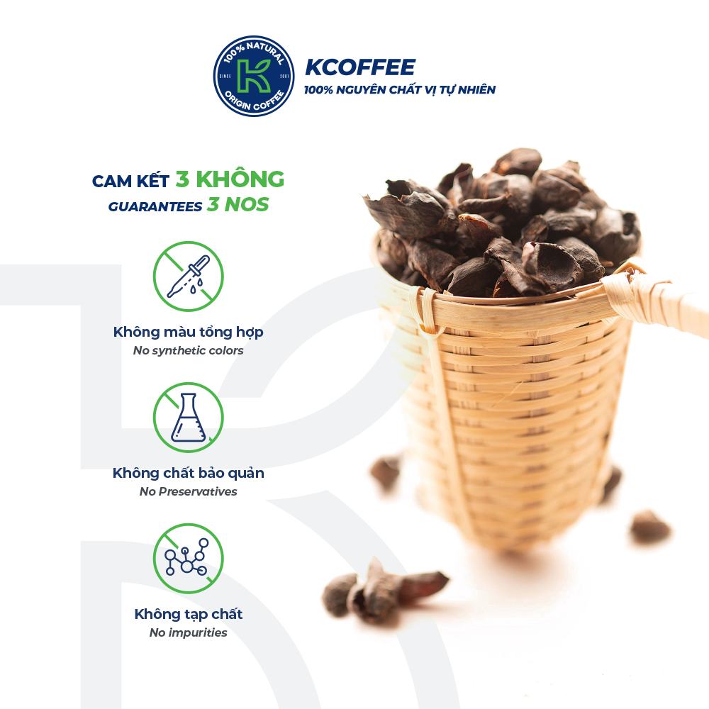 Hình ảnh Trà Cascara Blue Sơn La tốt cho sức khoẻ hộp 100G thương hiệu K Coffee