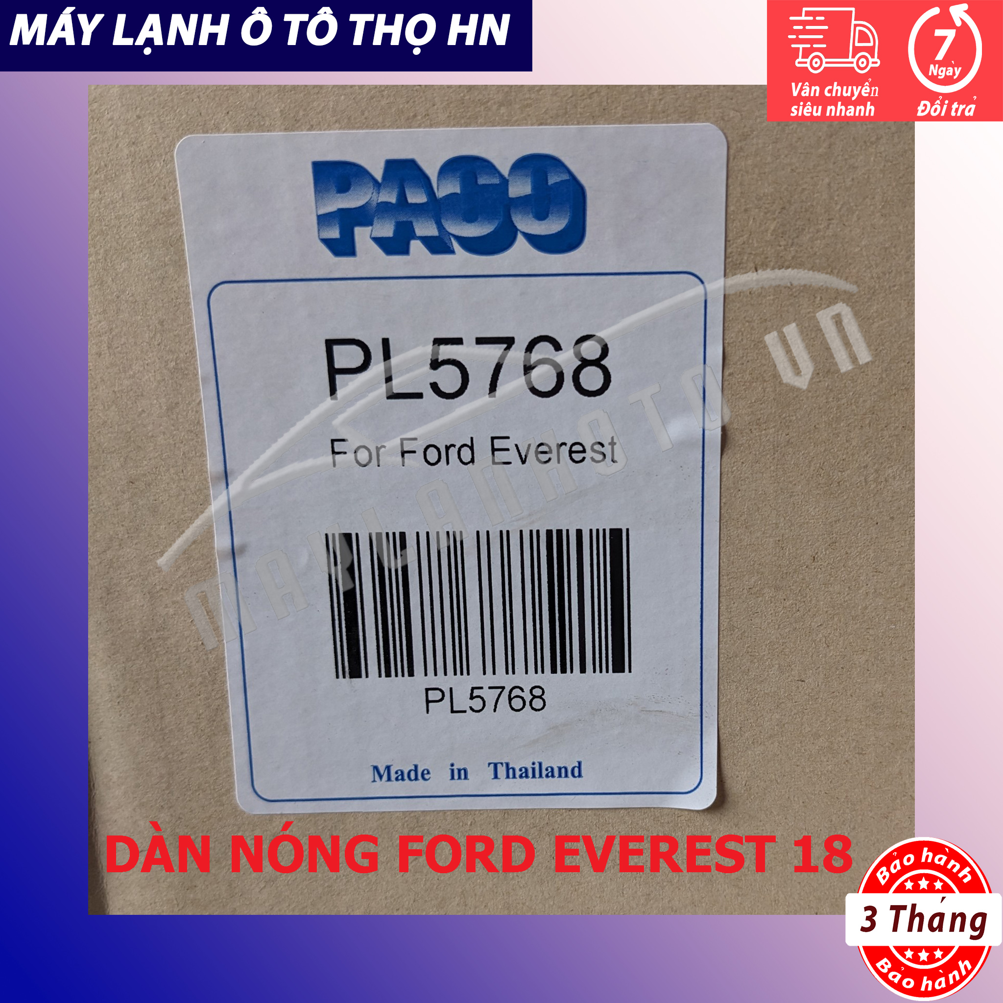 Dàn nóng Ford Everest 2016 2017 2018 Hàng xịn Thái Lan 16 17 18