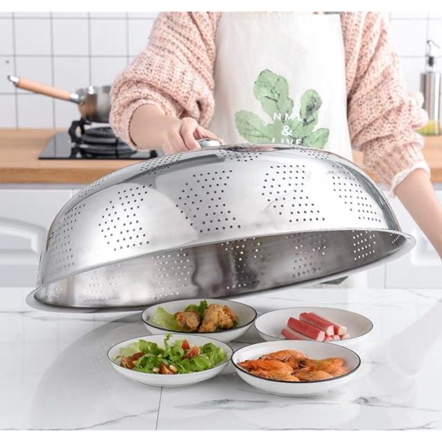 Lồng bàn i nốc,lồng bàn inox dầy cao cấp 3 cỡ 55cm 60cm 65cm