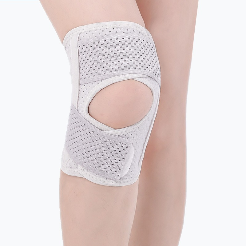 Fitness Knee Brace Band Band Bandage Bandage Band Thể thao Knee Brace Soccer Brace Band Band 1 mảnh Color: White Left Size: XL 43-53CM