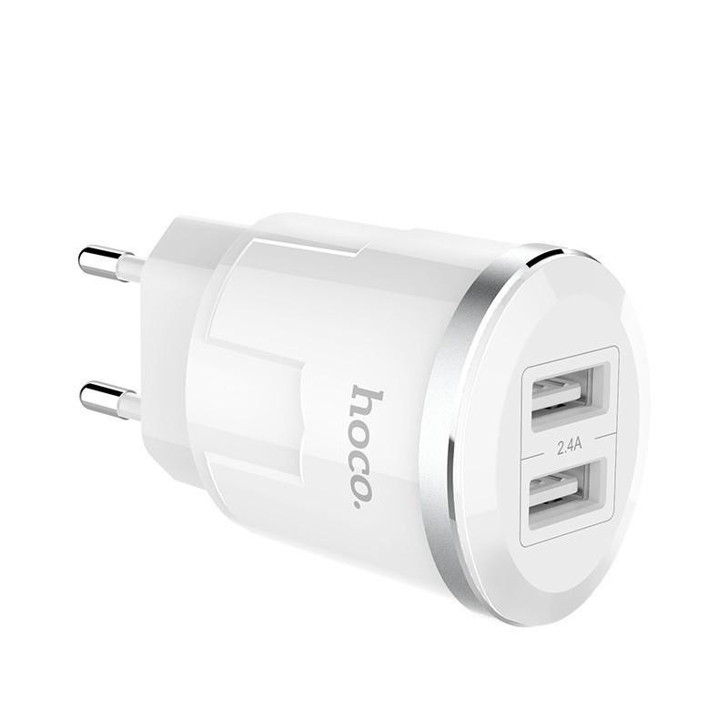 Adapter Củ Sạc  C38A - Hoco + Tặng Thêm Cáp Sạc Điện Thoại - Hàng Chính Hãng