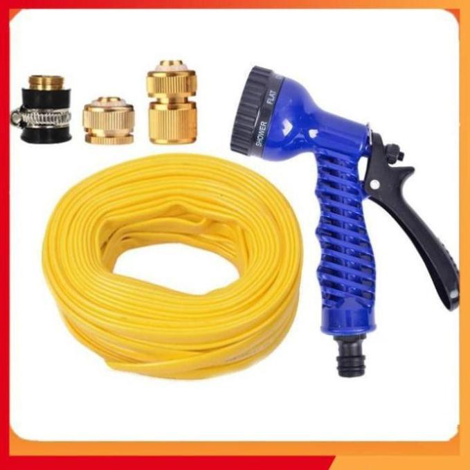 Bộ dây tăng áp 3 lần vòi xịt nước rửa xe, tưới cây loại 3-5m 206843