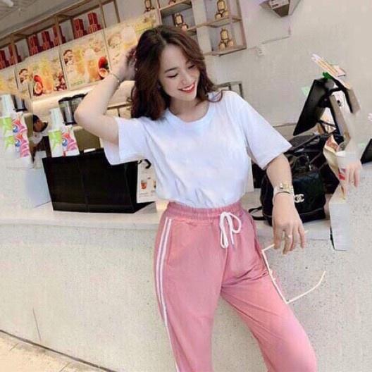 HÀNG ĐẸP: Quần Thun DVGIT FASHION Thời Trang Nữ Hai Sọc Phong Cách Hàn Quốc