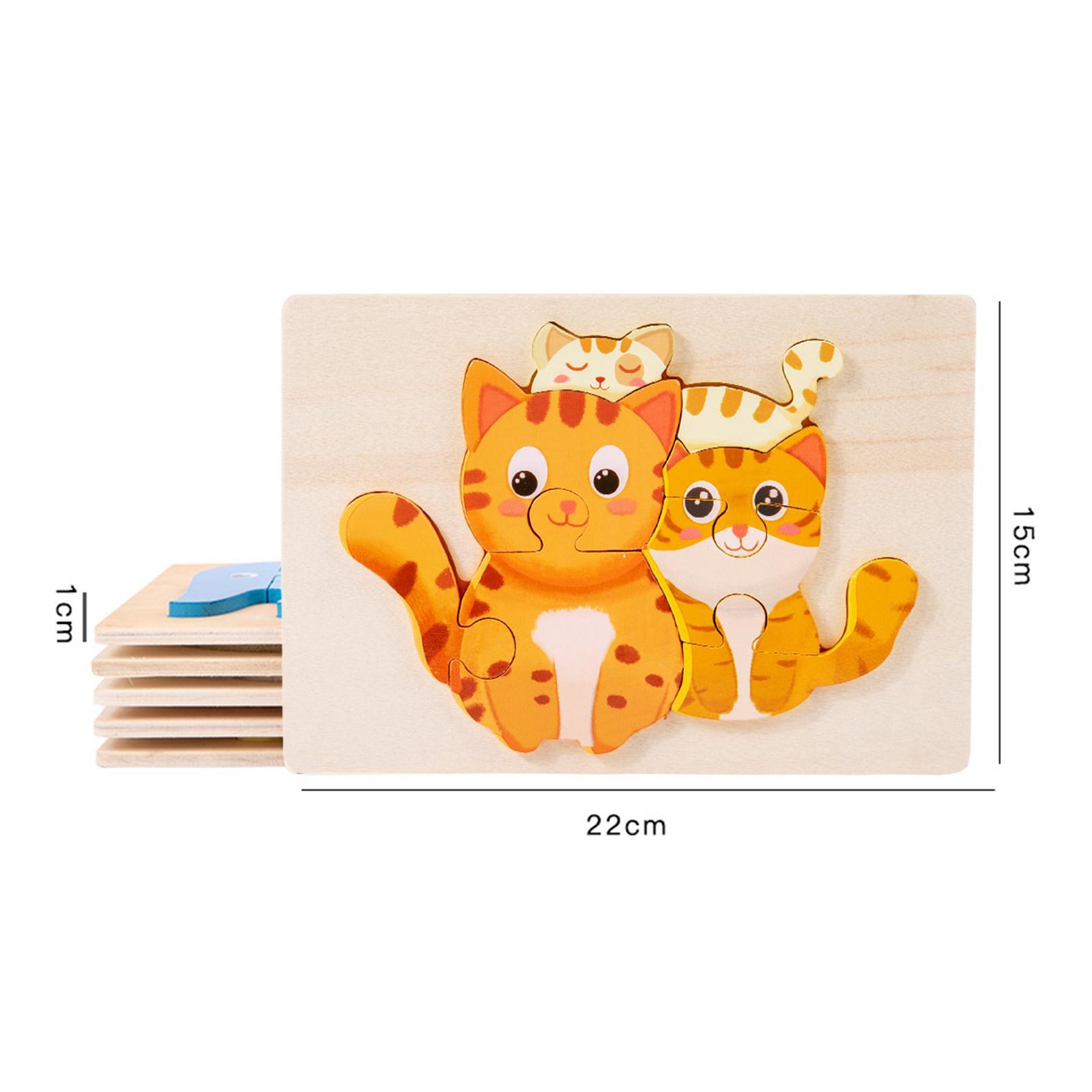 Animal Jigsaw Puzzles Educational Learning Toy Puzzle for Kids Children