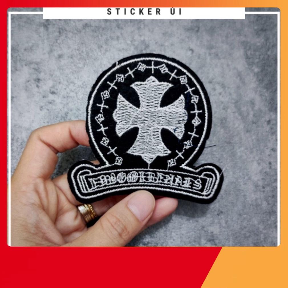 Sticker vải thêu cao cấp - in trước KEO ỦI,Patch ủi dùng để làm miếng vá Quần Áo,áo phao,BALO,quần jogger