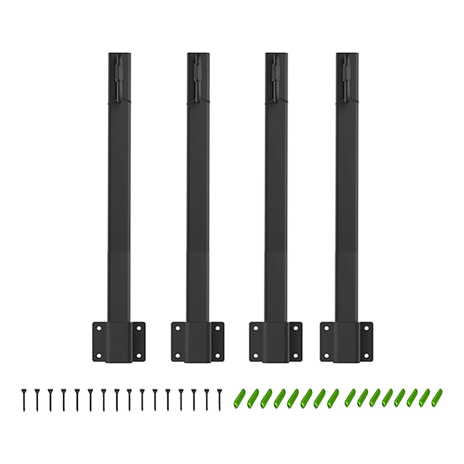 4Pcs Patio Lighting Stand String Metal Poles for Wedding Garden