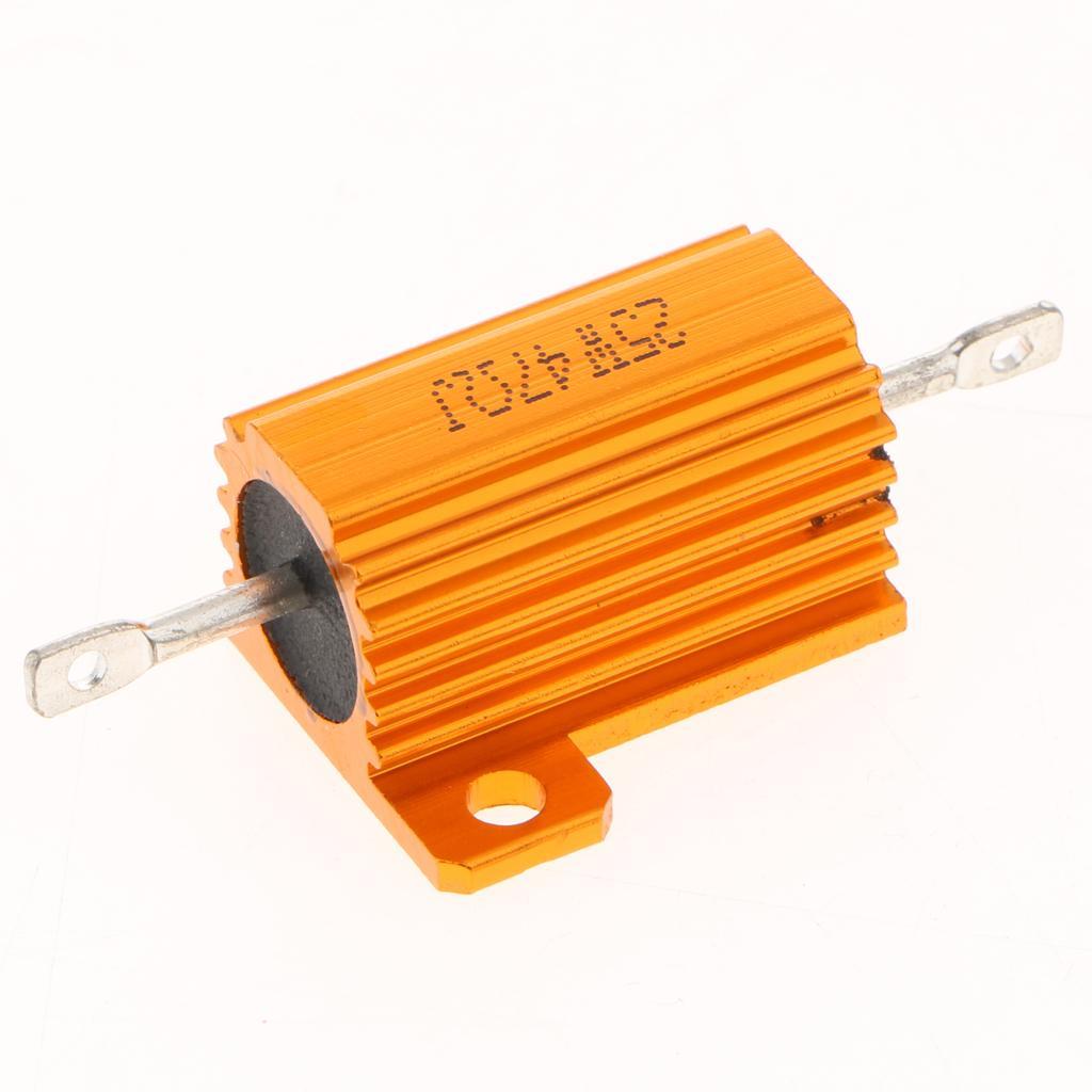 2-8pack Golden Resistor Aluminum Case Wirewound Chassis Mounted 1K Ohm