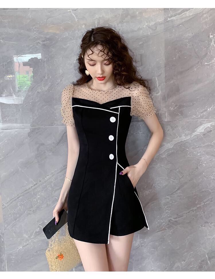 Set bộ áo và quần phối ren bi cá tính NT4454
