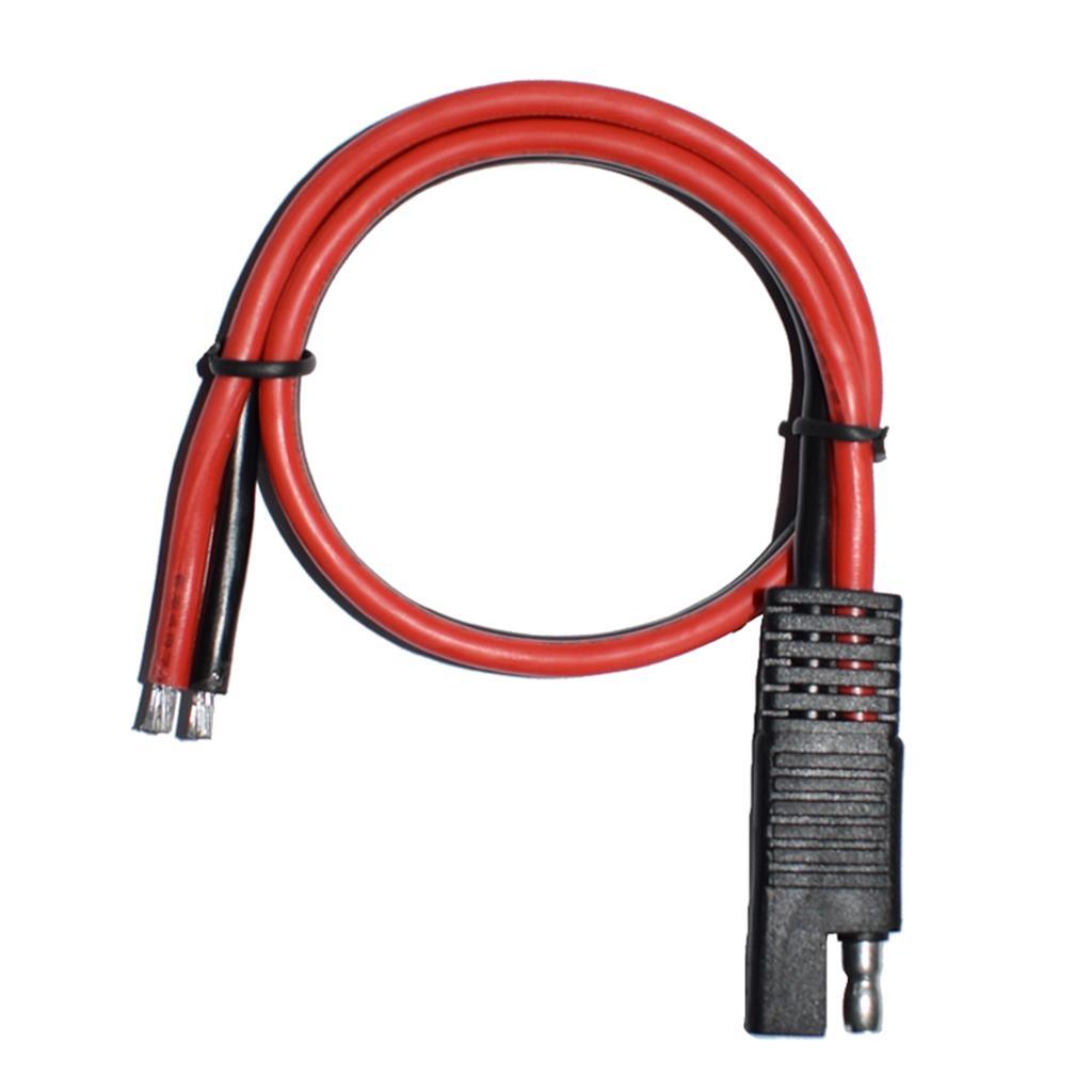 3pcs Universal 12AWG Hot Solar Panel Battery SAE Plug Connector Cable 400mm