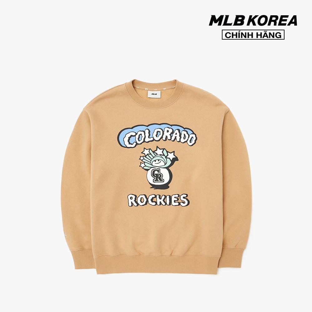 MLB - Áo sweatshirt phom suông City Overfit 3AMTC0126-04BGS