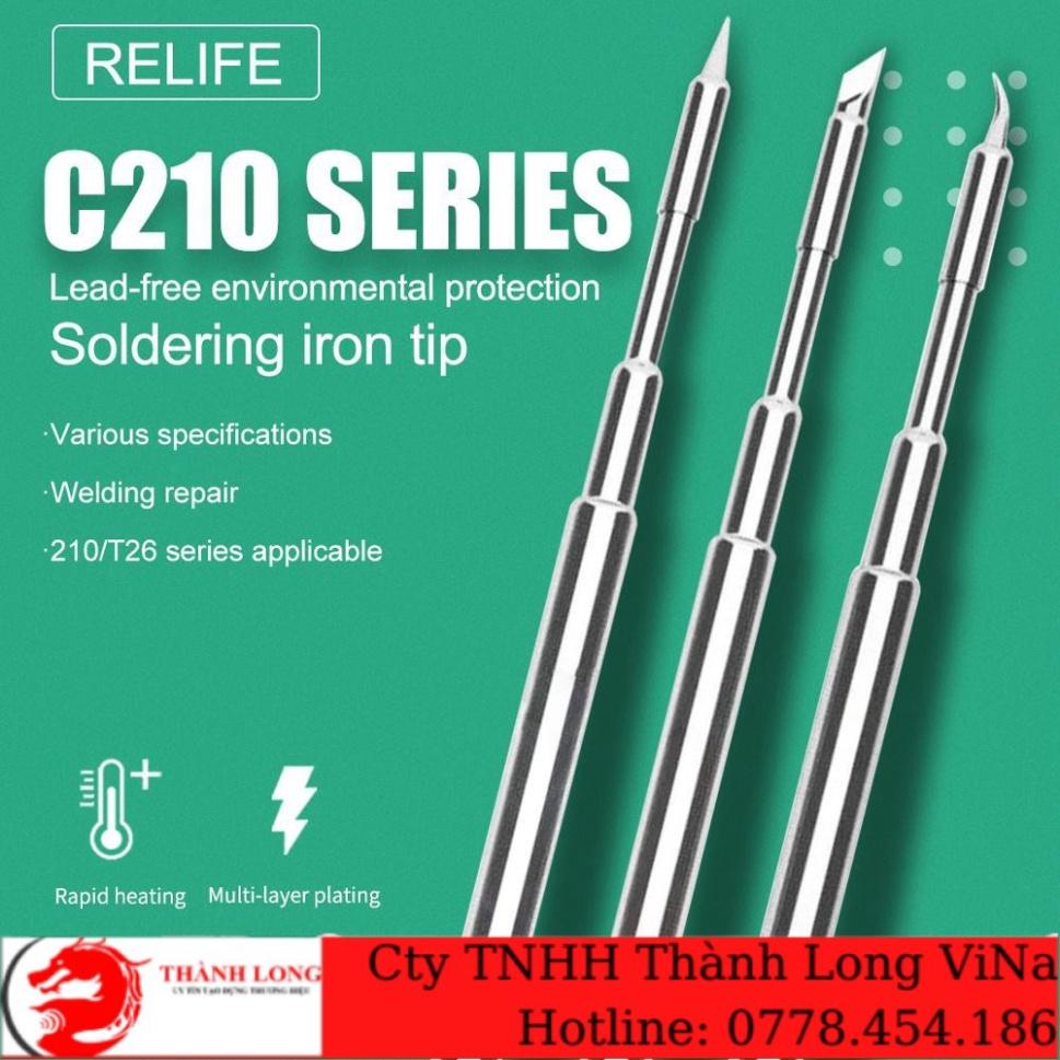 Mũi hàn Relife C210 chuẩn jbc (dùng cho các tay T210 C210 JBC