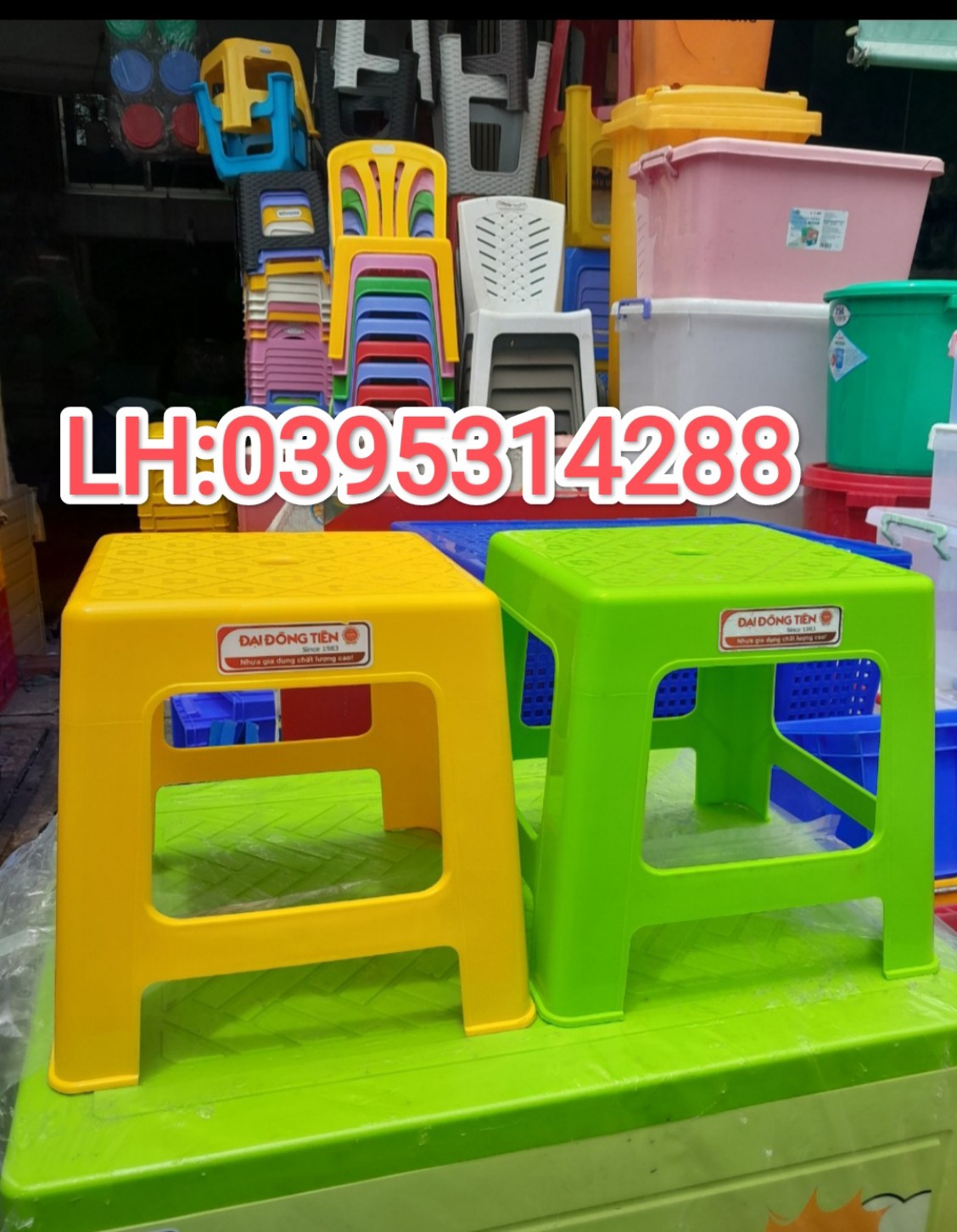 Ghế lùn caro Đại Đồng Tiến