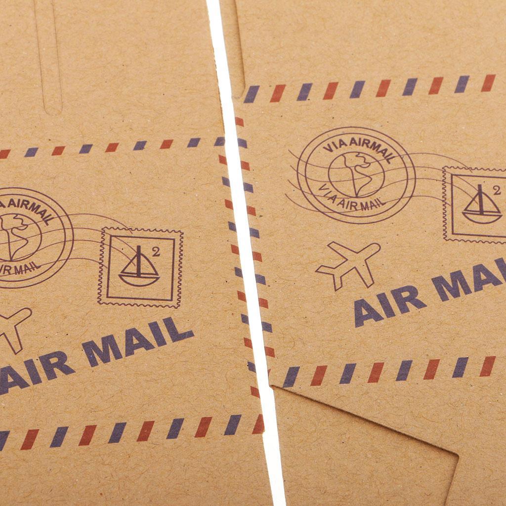 50Pcs European Vintage Airplane Candy Box Wedding Candy Packaging Boxes Gift