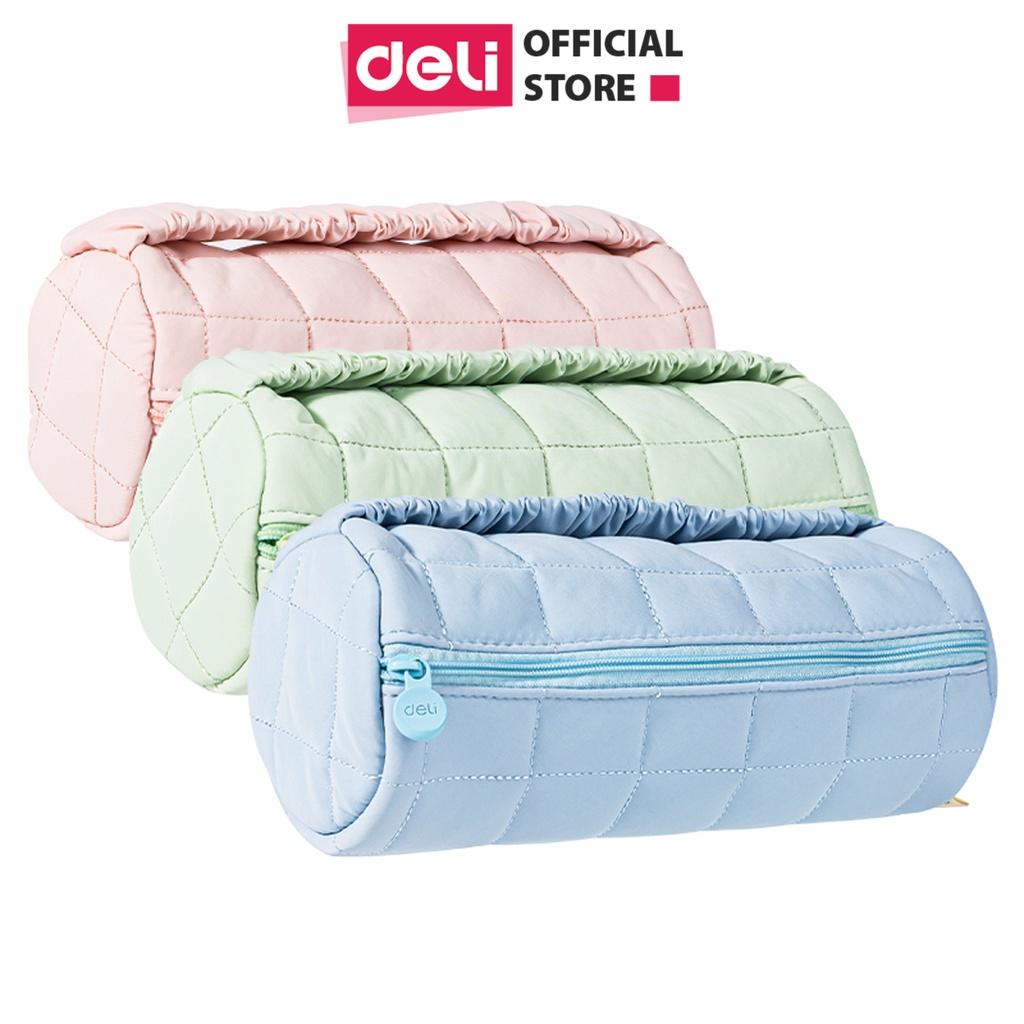 Túi Hộp Đựng Bút Vải Cotton Cute Xinh Xắn Màu Pastel Deli - Phù Hợp Cho Học Sinh Văn Phòng Đựng Đồ Dùng Cá Nhân Mĩ Phẩm Đồ Du Lịch - 67065