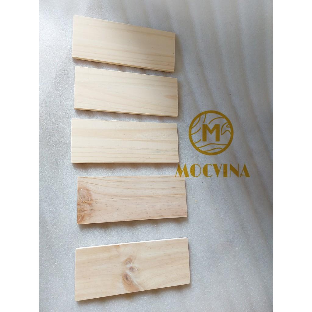 Combo 5 tấm gỗ thông mới đẹp dài 40cm,50cm, rộng 12cm, dày 1cm bào láng đẹp 4 mặt thích hợp trang trí, làm kệ, Mộc Vina