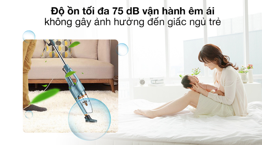 Máy Hút Bụi DEERMA DX900 Lõi Lọc Thép Thích Hợp Hút Bụi Hạt To- Hàng nhập khẩu