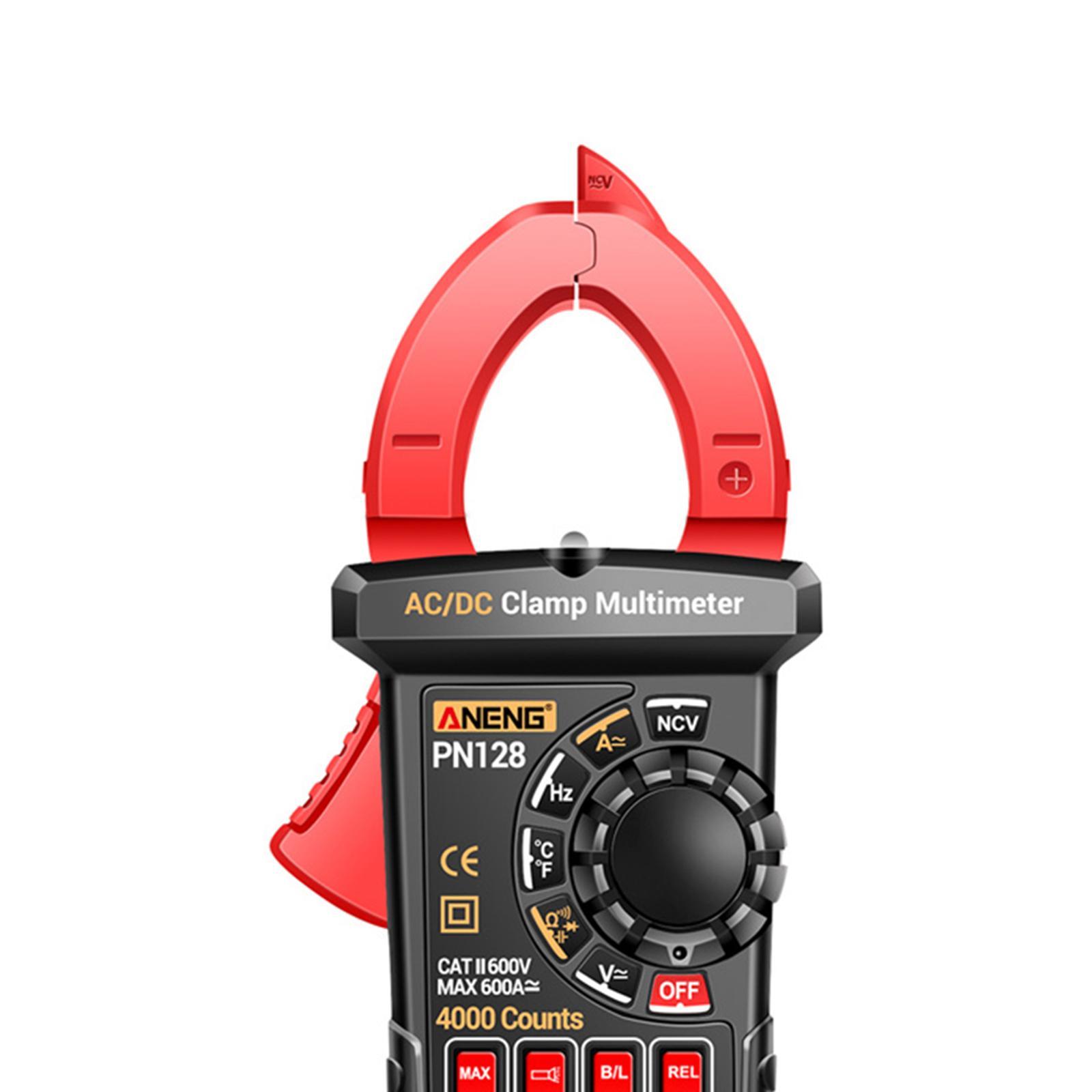 Digital Clamp Meter Voltage Tester Backlight Screen Non-contact Ncv,Resistance Voltage Meter Tool for Cars Troubleshooting Household Outlets