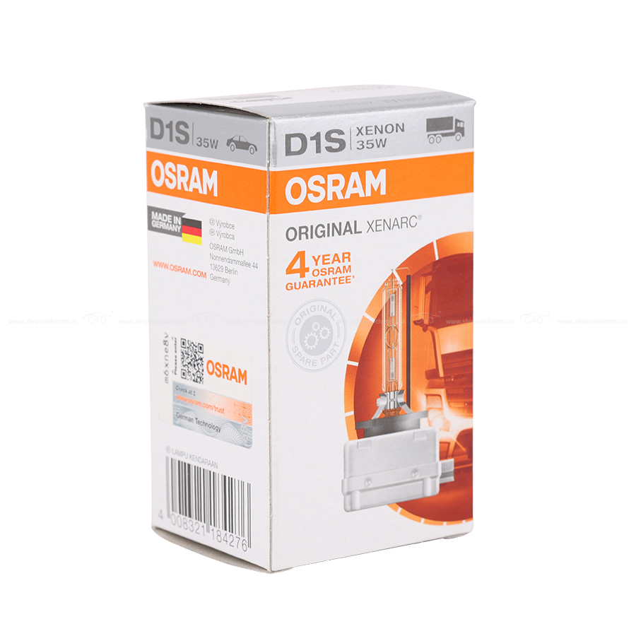 Bóng Đèn Xenon OSRAM Original D1S 66140 12V 35W